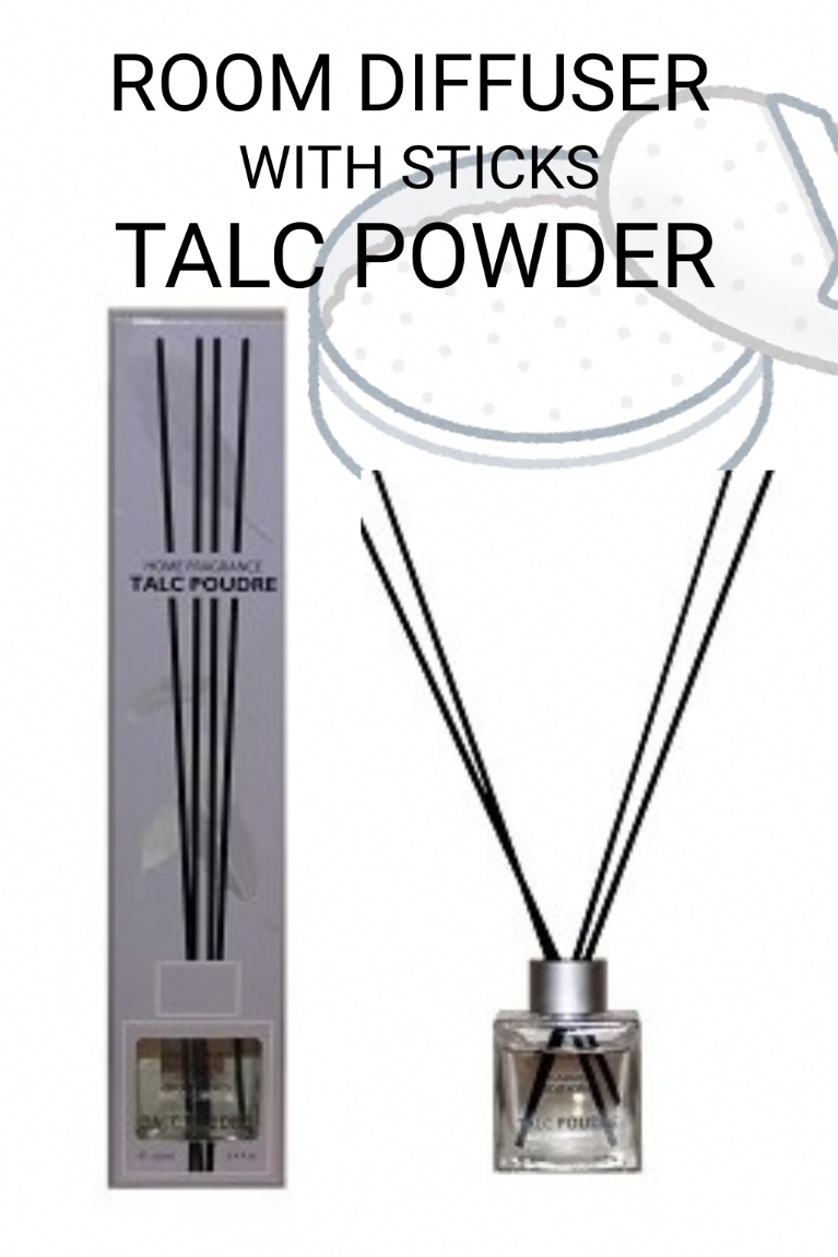 Αρωματικό χώρου με sticks Talc Πούδρα