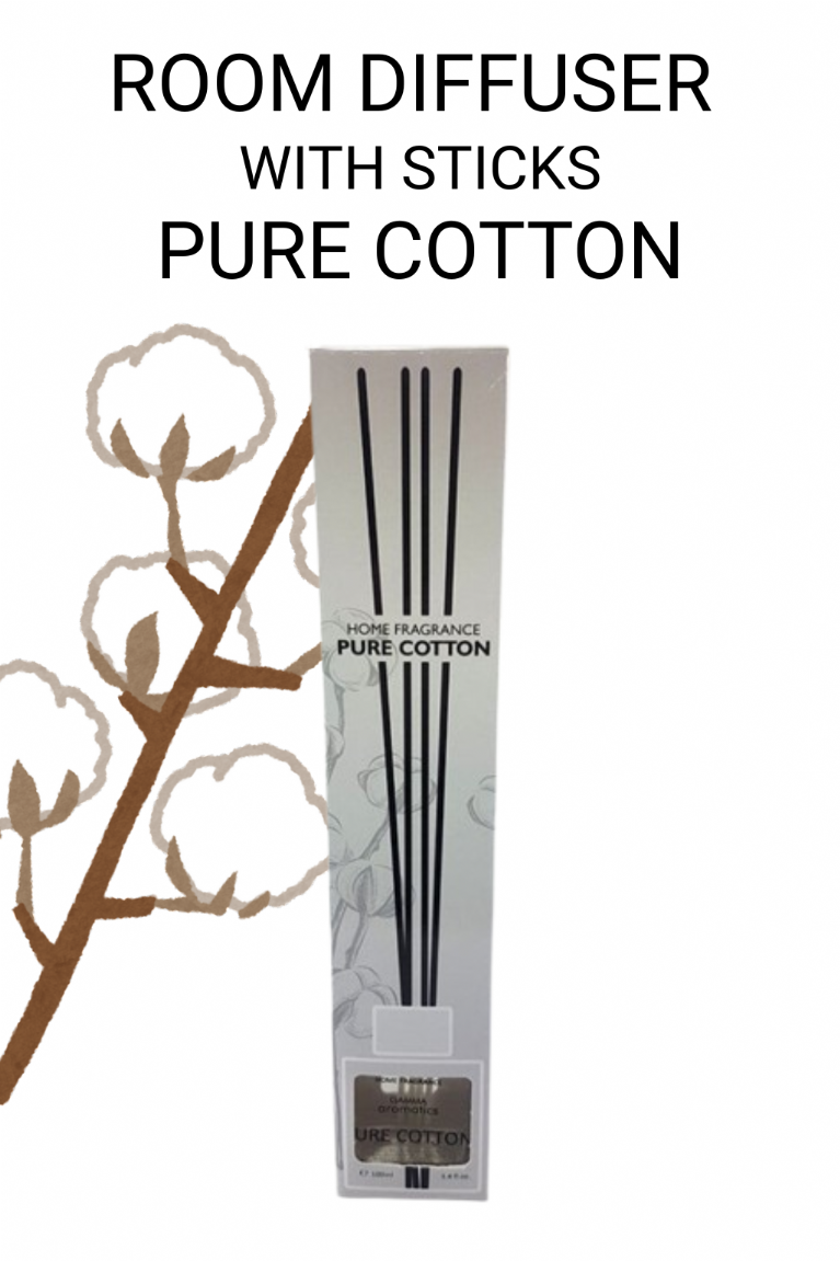 Αρωματικό χώρου με sticks Pure Cotton